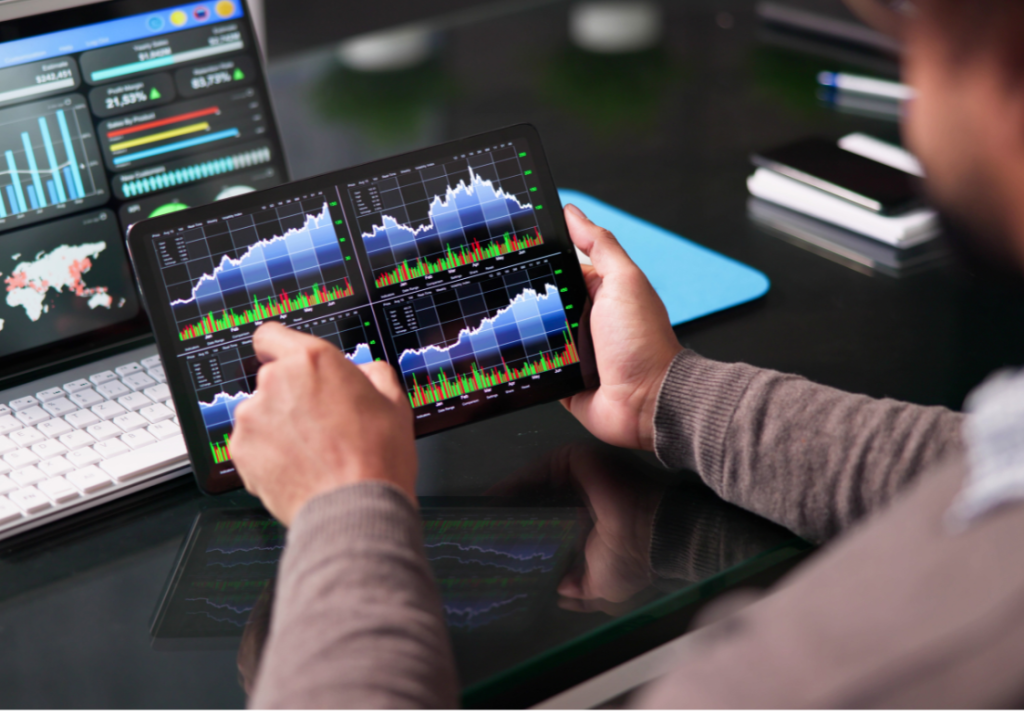 data lake-based analytics solution on a tablet