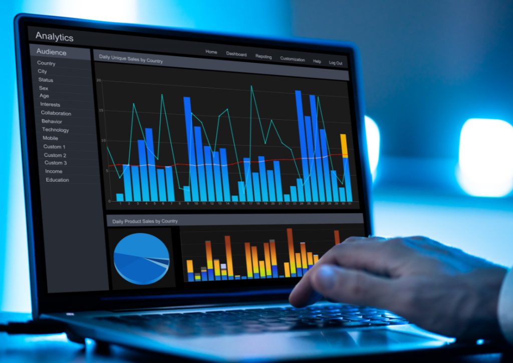 Microsoft Power BI dashboard best practices - developer working on a design