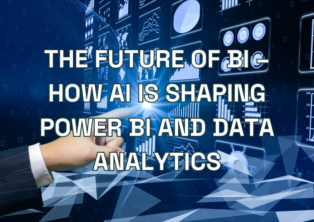 Interactive digital dashboard with AI-powered data analytics and business intelligence charts - The future of BI